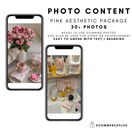 PHOTO CONTENT ( PINK AESTHETIC )